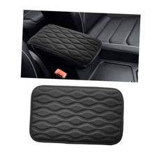 Car Center Console Pad, Waterproof Auto Armrest Seat Box Cover, PU Black