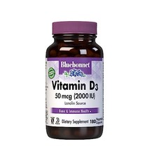 Bluebonnet Nutrition Vitamin D3 2000 IU Veget...
