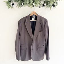 men's G-Star Raw Gray Blazer Size 54 FF4614
