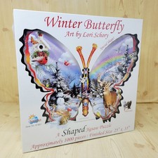 NEW Sunsout 1000-piece Jigsaw Puzzle Winter Butterfly 97005 NEW SEALED