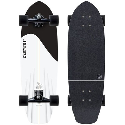Carver Black Tip V2 C7 - Complete Surfskate (32,5'')