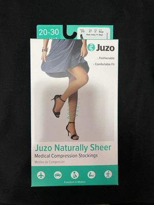 Juzo Compression 20-30 Sheer Black Size III