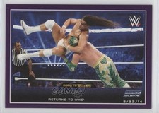 2015 Topps WWE Road to Wrestlemania Purple Bo Dallas #18 1s8