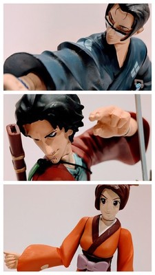 2006 Samurai Champloo Action Figures Complete Set of 3 By Jazwares JIN MUGEN FUU