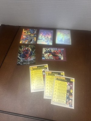 Impel Marvel Holograms Venom & Spider-Man Plus Promo Cards