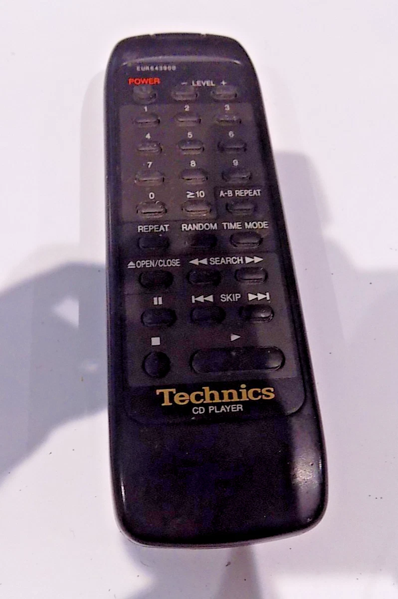 Technics EUR643900 Reproductor de CD Control Remoto Probado Original Genuino