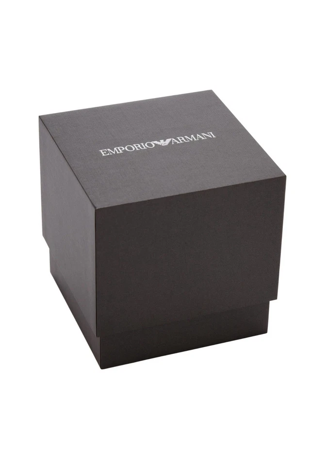 Reloj cronógrafo para hombre Emporio Armani AR11362 esfera azul y pulsera de dos tonos Foto 4 de 4