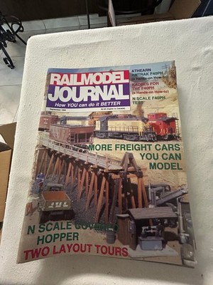 Rail Model Journal Magazine Sept 1990 N Scale Freight Cars AMTRAK
