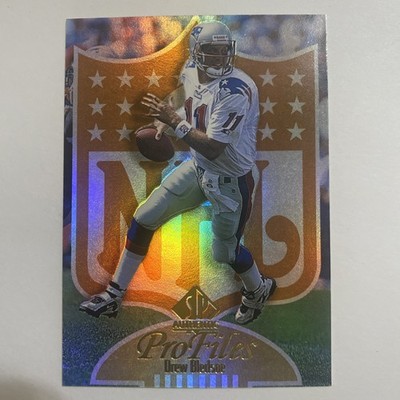 1997 SP Authentic Profiles Drew Bledsoe #P-19 Patriots Insert Football Card NM
