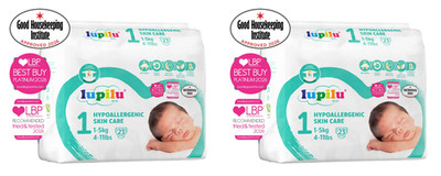 Größe 1 (1-5 kg) 46 hypoallergene superweiche Hautpflege Baby Windeln Einweg
