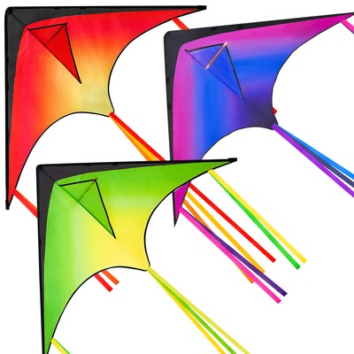 Syncfun 3 Packs Large Delta Kite Easy to Fly Huge Kites Beach Kite for Kids