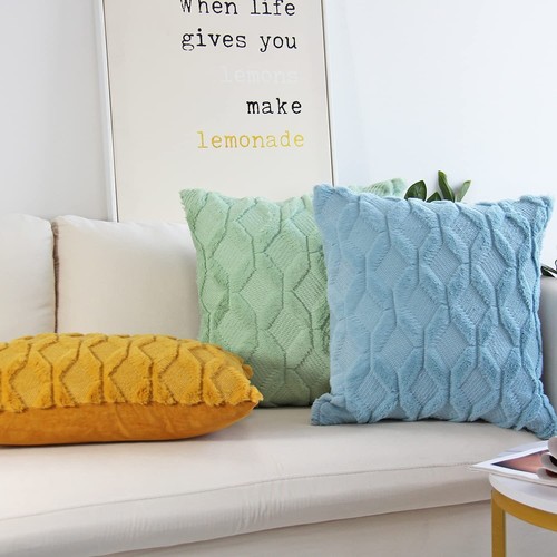 Square Throw Pillow Covers Wide Variety of Colors with OR without insert - Picture 17 of 64