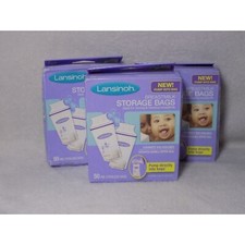 Breast Milk Storage Bags 50 Ct by Lansinoh Lot of 3 150 Total Bags 