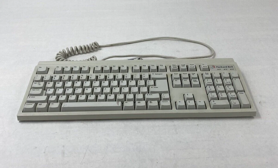 Packard Bell Model SK-2100W PS/2 Keyboard For Parts or Repair - Image 2 of 4