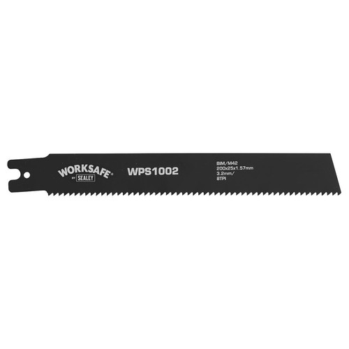 Sealey Pipe Saw Blade 200 x 25 x 1.7mm 8tpi - Pack of 5 Worksafe - Picture 2 of 4
