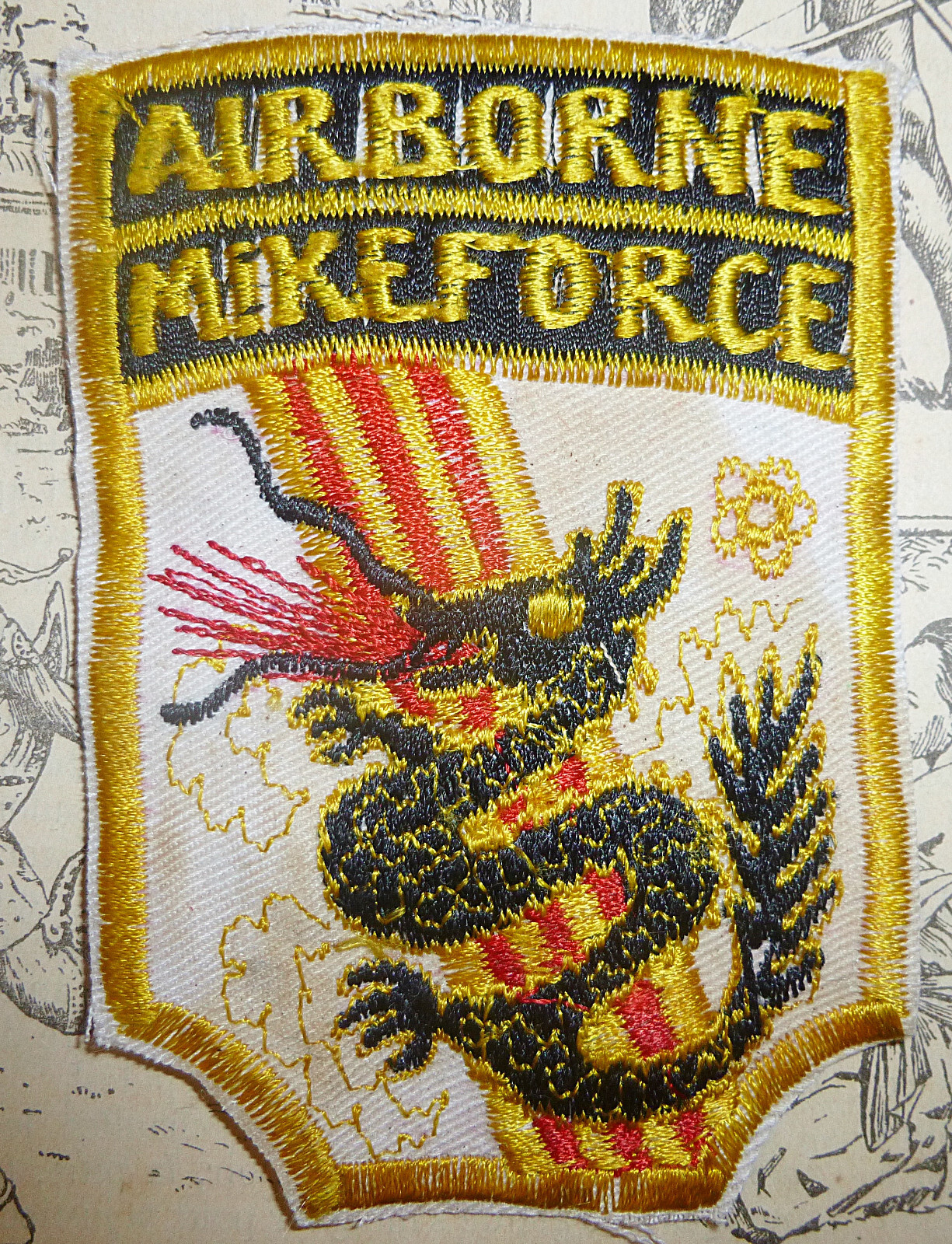 Patch - BLACK DRAGONS - MACV SOG - MIKE FORCE - NUNG RECON - Vietnam ...