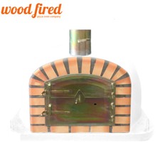 brick outdoor wood fired Pizza oven 100cm x 100cm Deluxe extra model