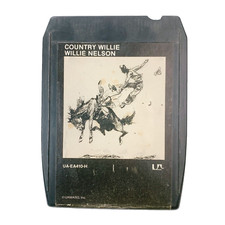 Willie Nelson Country Willie 8-Track Tape UA-EA410-H United Artists Untested