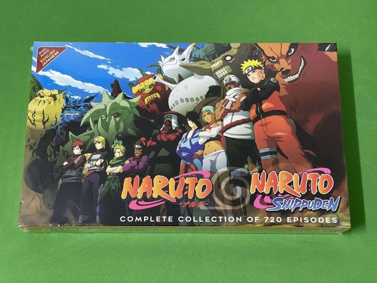 DVD Naruto Shippuden Vol 1-720 Complete Collection English Dub