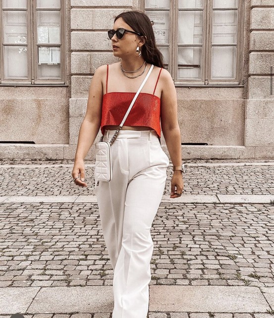 crop top zara