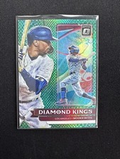 2022 Panini Donruss Optic Diamond Kings Green Dragon Prizm /99 Mookie Betts #27