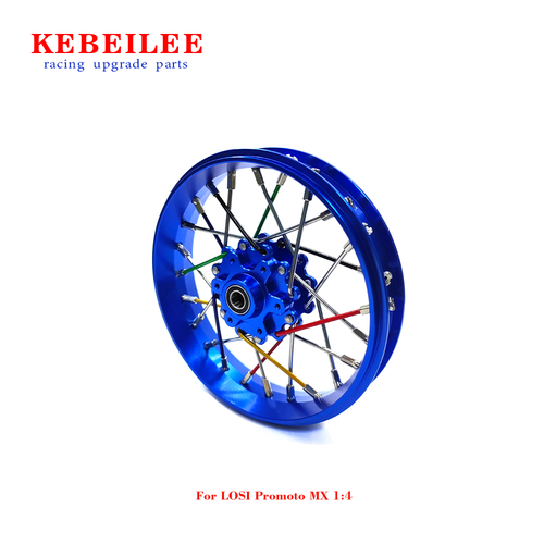 KEBEILEE CNC Aluminum Front Wheel For LOSI Promoto MX motorcycle 1:4 - 第 1/21 張圖片