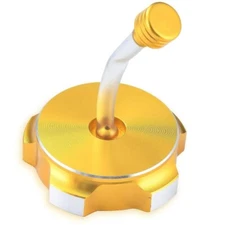 RedCap Gold Motorcycle Gas Fuel Cap with Breather Valve for 50cc-150cc Dirt Bike