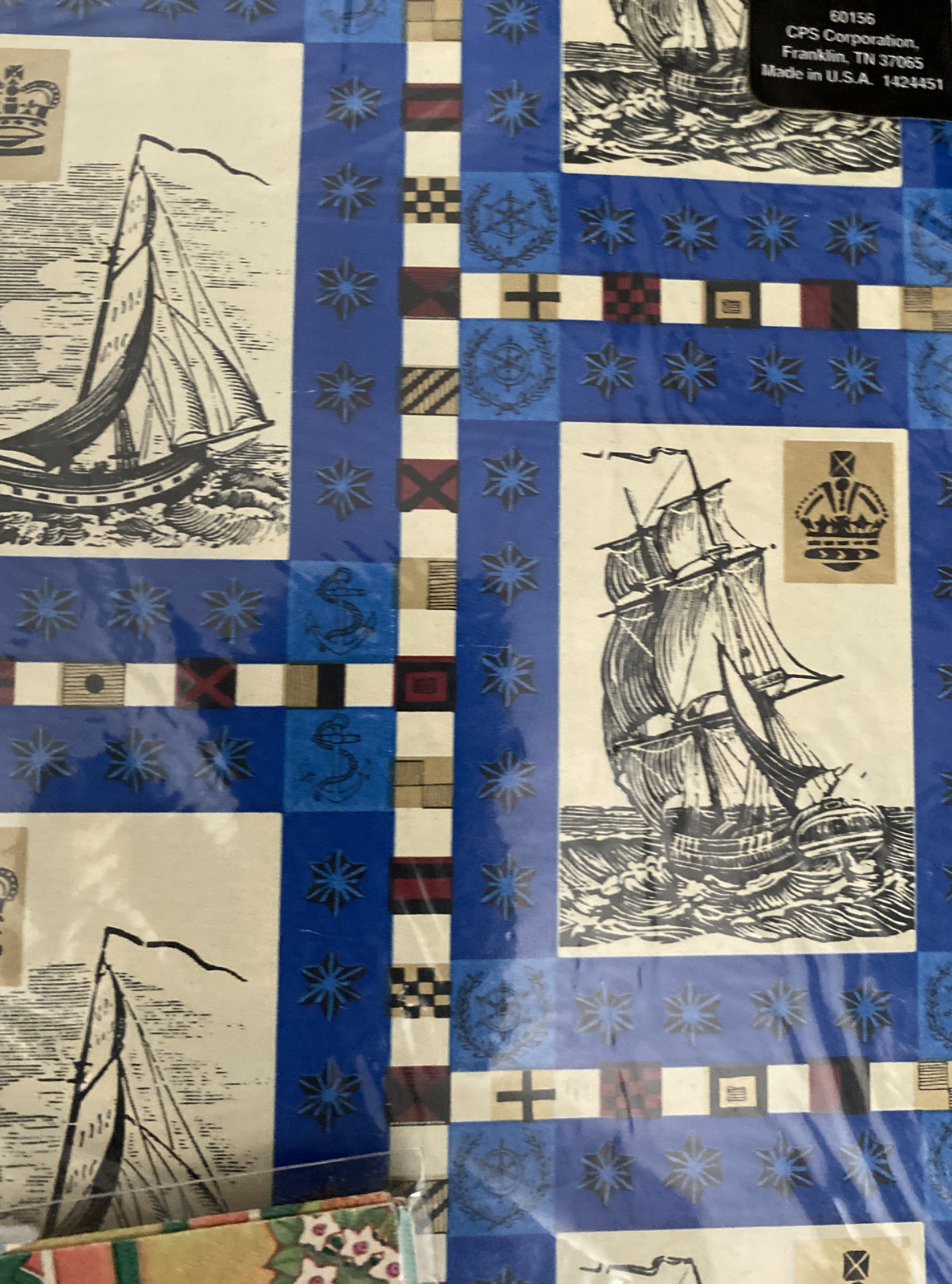 VINTAGE GIFT Wrap WRAPPING Paper Boats Christmas graduation 12 Sheets Total