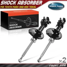 2PCS Front Shock Absorber for Toyota Paseo 1992-1995 Tercel 1991-1994 L4 1.5L