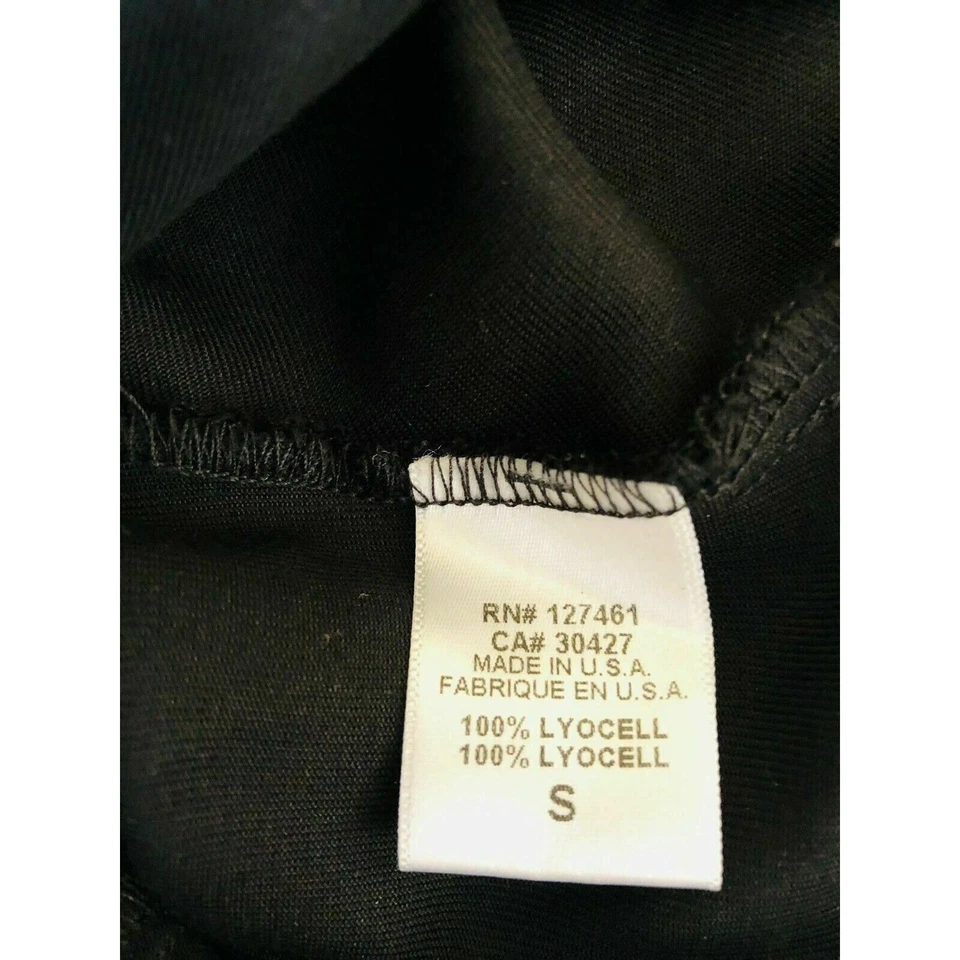 Mono para mujer Wildfox negro recortado talla pequeña sin mangas cuello en V Lyocell EE. UU. Foto 3 de 4