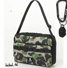 A BATHING APE BAPE Shoulder Bag Pouch ABC CAMO 2021 Book appendix W/ Carabiner