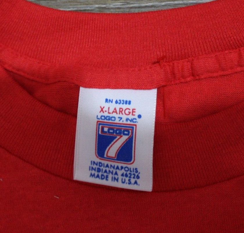 VTG NWOT 80s 90s Logo 7 St. Louis Cardinals Single Stitch Red Graphic T ...