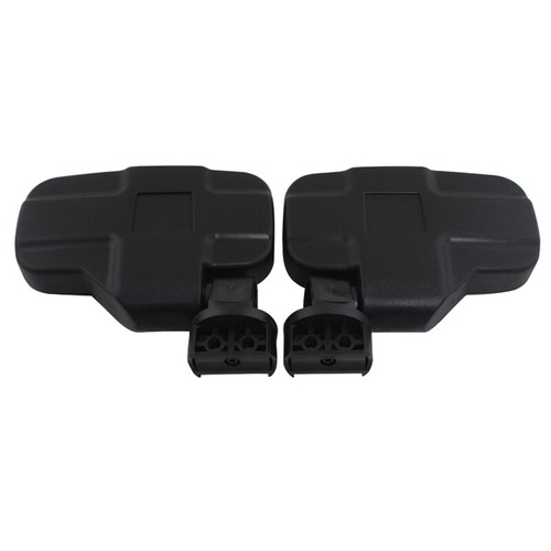 Black UTV Rear View Side Mirrors Set For Polaris Ranger/RZR For Honda For Can-Am - Picture 14 of 15