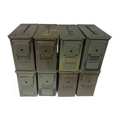 M2A1 50 CAL STEEL AMMO CAN OD GREEN 4-PACK - UK