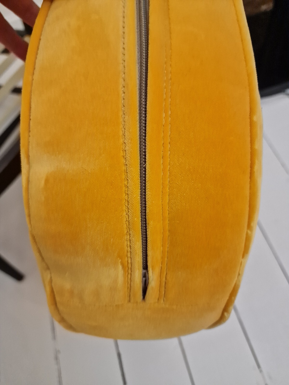 X1 Ercol Arm Chair With Linwood Velvet Yellow Cushions eBay