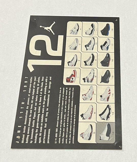 jordan 12 retro card