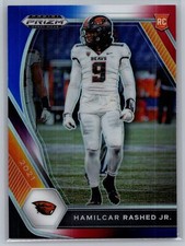 2021 Panini Prizm Draft Picks #141 Hamilcar Rashed Jr. Red White Blue