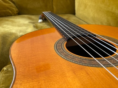 Mituru (Mitsuru) Tamura 1965 classical guitar – solid, japan, MIJ, vintage 649mm - Picture 23 of 24