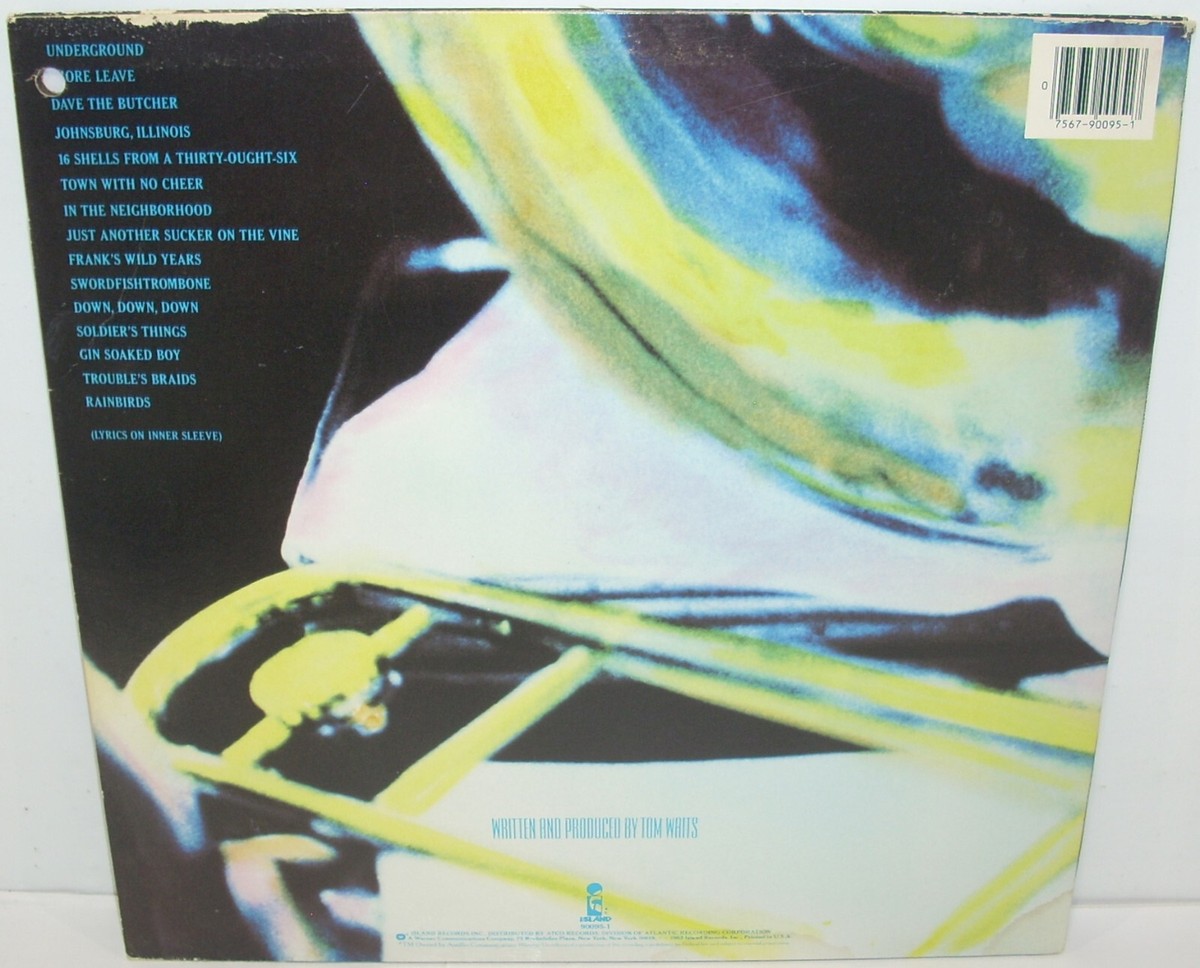 TOM WAITS　SWORDFISHTROMBONES　LPレコード TOM WAITS - SWORDFISHTROMBONES ( LP ) Island SRC First US Press