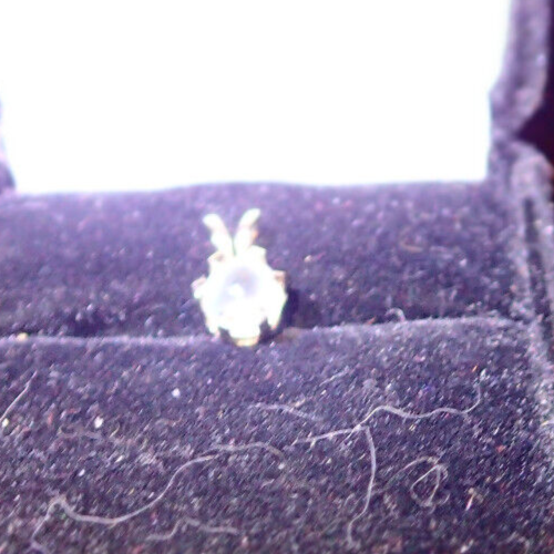 Top Edelstein Katzenauge Chrysoberyll Kugel Anhänger in massiv 14k Weißgold - Bild 6 von 7