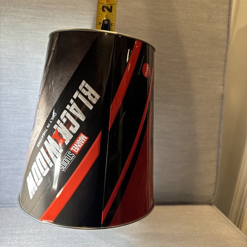 Black Widow Embossed Tin Popcorn Bucket 2020 Marvel Studios 130oz 8" AMC Movie - Picture 8 of 13