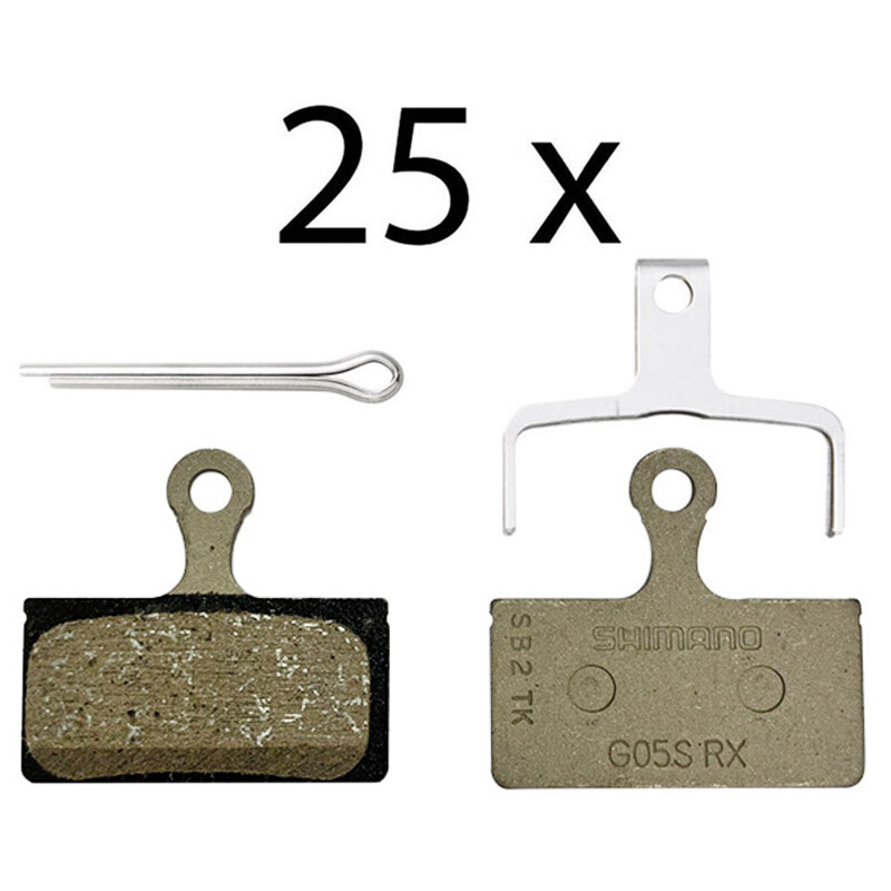 Juego pastillas freno orgánicas (25 pares) G05S E-BIKE XTR/DEORE XT/SLX/ALFINE
