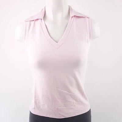 Poloshirt Heldmann Rosa 36 S Damen Oberteil Sommer Slim Ärmellos Np 49 Neu - Bild 1 von 4