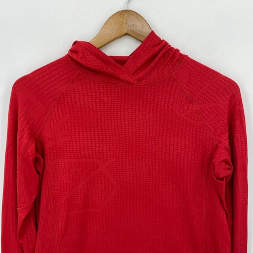 Reebok CrossFit Lightweight Pullover Hoodie Women's Size M Red CR-055 - Picture 2 of 11