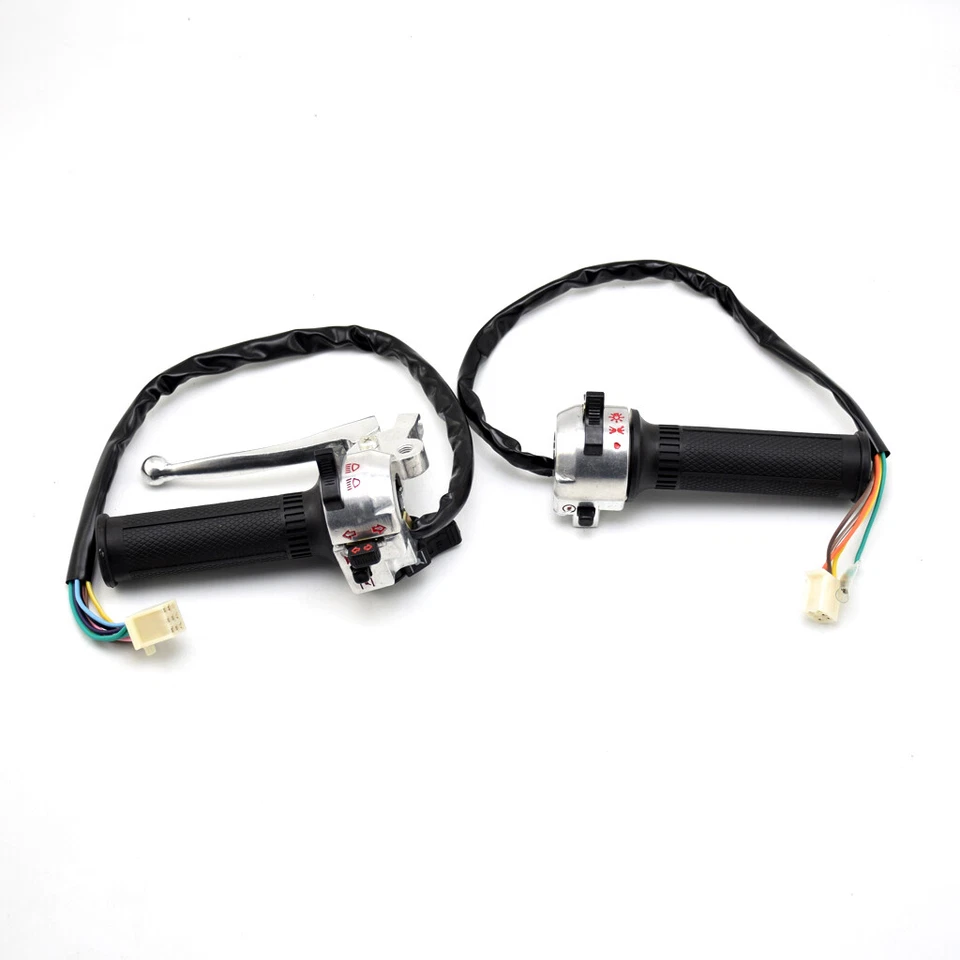 Throttle Grip Assembly Brake Lever Handlebar Grip Switch For Honda Z50 Monkey - Image 2 of 4