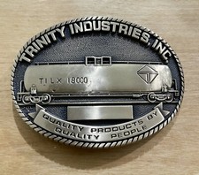 Vintage solid brass oil field belt buckle1980's Thru 1990  s