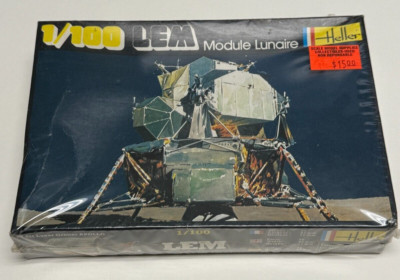 Vintage Heller LEM Module Lunaire Lunar Module 1:100 Scale Model Kit Sealed