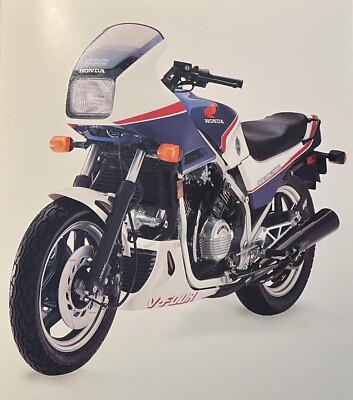 1984 Honda VF750F Interceptor 6-page sales brochure-literature