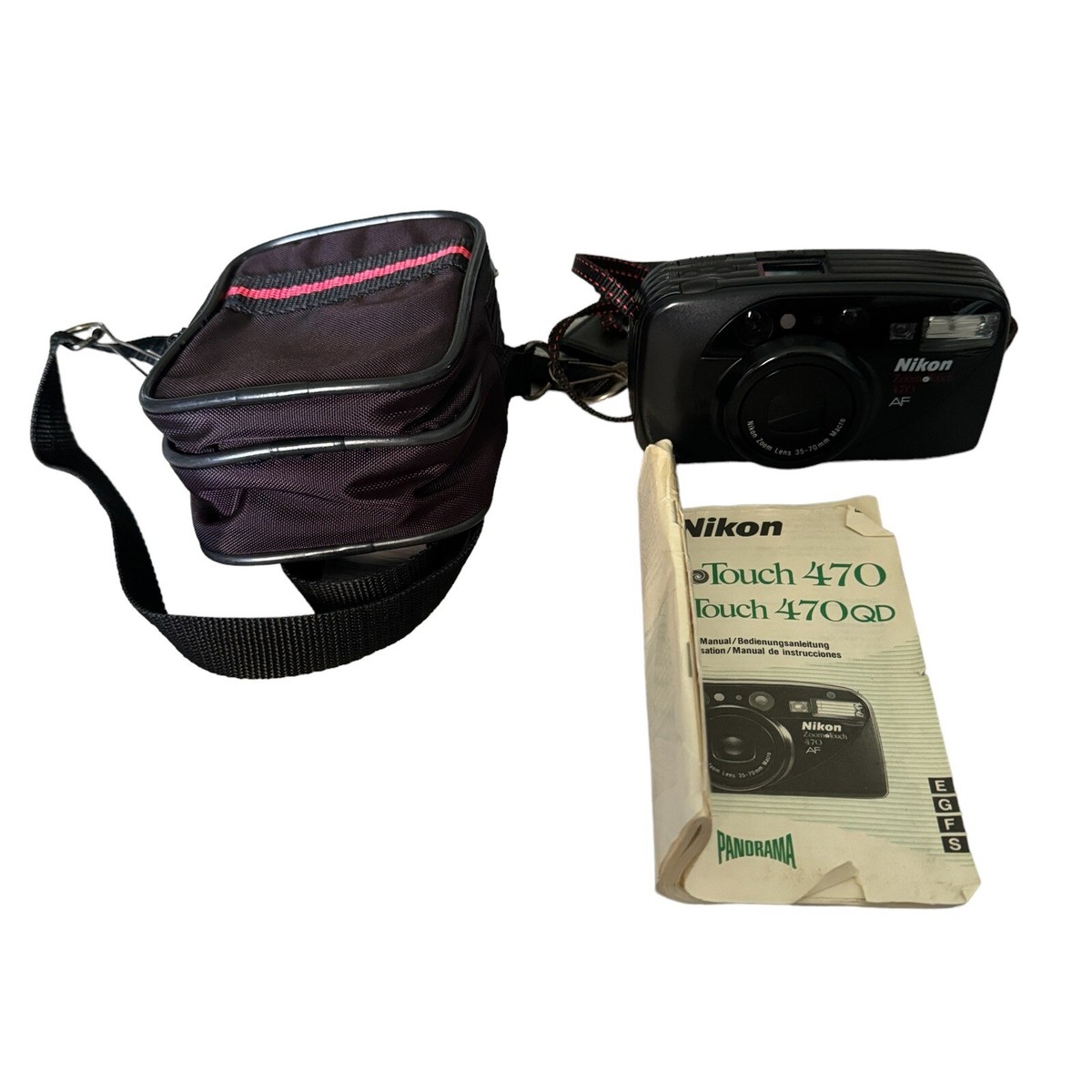 Film Camera Nikon Zoom Touch 470 Af Vintage Nikon Zoom Touch 470