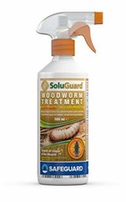 Durable Soluguard Woodworm Treatment High Strength Woodworm killer spray 500ml